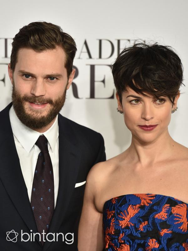 Jamie Dornan dan Amelia Warner (AFP/Bintang.com)