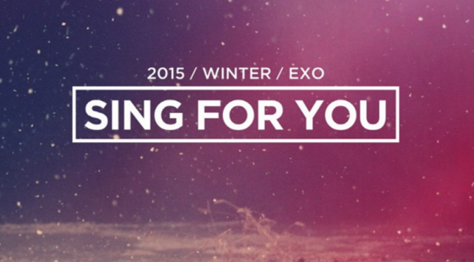 Sampul album terbaru EXO menyambut Natal 2015, Sing for You