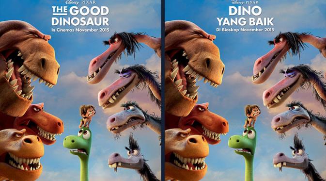 Film The Good Dinosaur atau Dino yang Baik. (Pixar / Disney / 21cineplex.com)