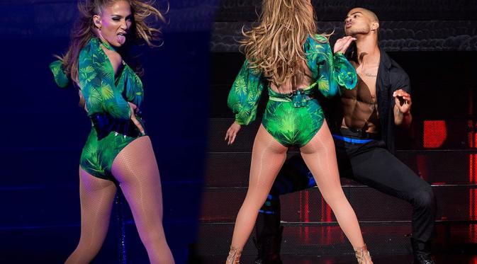 Bokong sempurna Jennifer Lopez (Foto:mirror.co.uk)