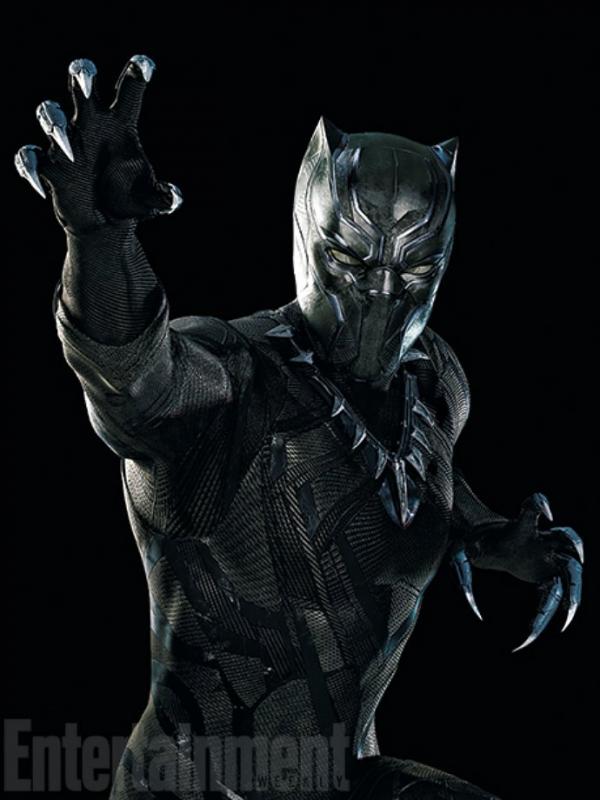 Black Panther di Captain America: Civil War. (Entertainment Weekly)