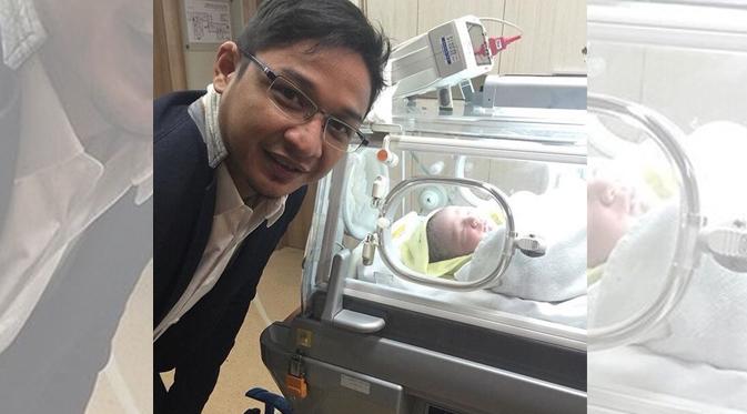 Pasha Ungu mengumumkan kelahiran anak ketiganya melalui akun Twitter pribadinya. (foto: twitter.com/pasha_sps1)