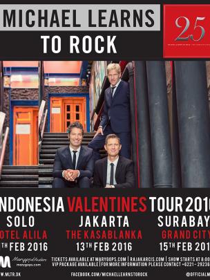 MLTR akan rayakan Valentine 2016 di Jakarta, Solo, dan Surabaya.