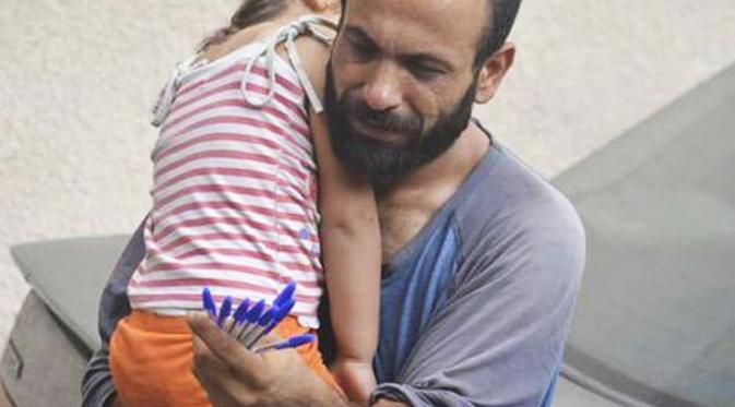 Abdul Halim al-Attar Pengungsi Suriah (Foto: Telegraph)