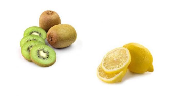 Ilustrasi Kiwi dan Lemon