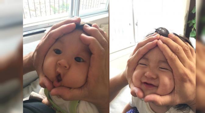 Satu per satu ia unggah foto anaknya yang kemudian menjadi viral. (Buzzfeed)
