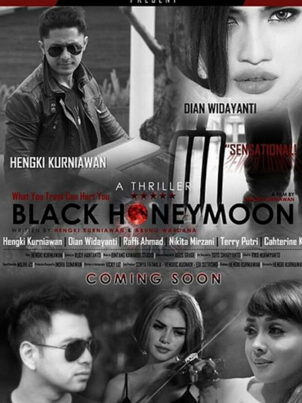 Poster film Black Honeymoon. Foto: Instagram
