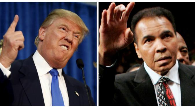 Petinju legendaris Muhammad Ali merespons pernyataan sensitif Donald Trump (Reuters)