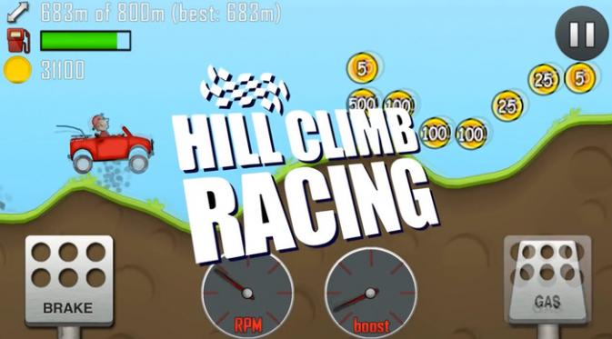 Pernah membayangkan, nggak seperti apa keseruan permainan Hill Climb Racing di smartphone Android kalau ada di dunia nyata?
