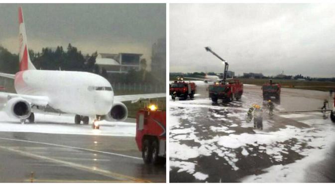 Insiden pemadam kebakaran salah semprot pesawat terjadi di Bandara China (CEN)