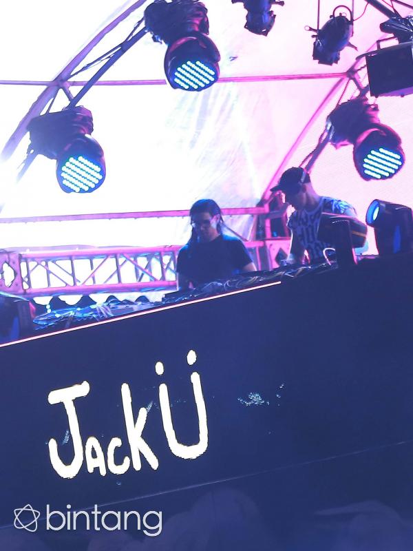 Jack U, kombinasi maut Diplo dan Skrillex di DWP 2015 (Galih W Satria/Bintang.com)