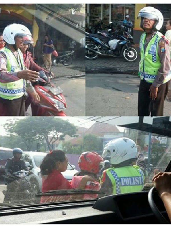 Jika dilihat polisi asal Surabaya ini tidak berbeda dengan polisi berseragam lainnya, tapi polisi yang satu ini telah memikat hati.

