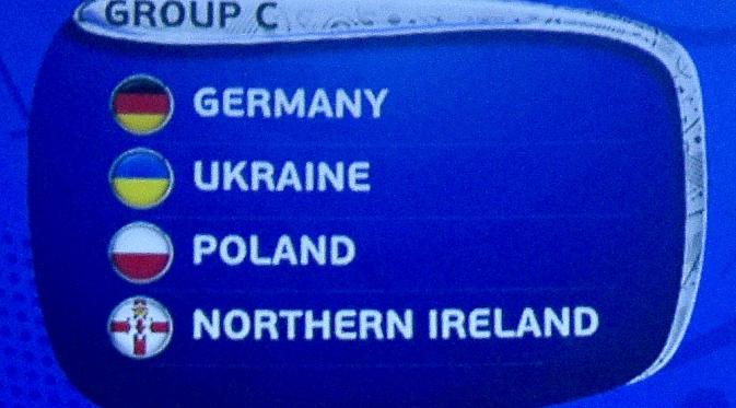 Grup C: Jerman, Ukraina, Polandia, dan Irlandia Utara. (AFP/Lionel Bonaventure)
