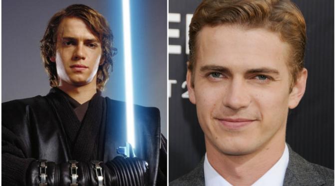 Hayden Christensen pemeran Anakin Skywalker di prekuel Star Wars. Foto: via brightside.me