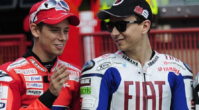 Casey Stoner - Jorge Lorenzo (Autosport)