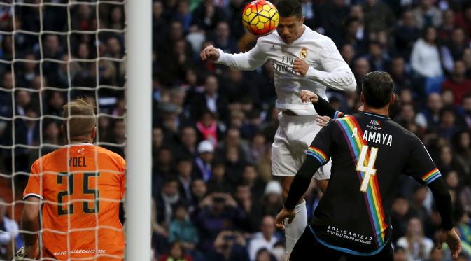 Cristiano Ronaldo di laga Real Madrid Vs Rayo Vallecano (Reuters)
