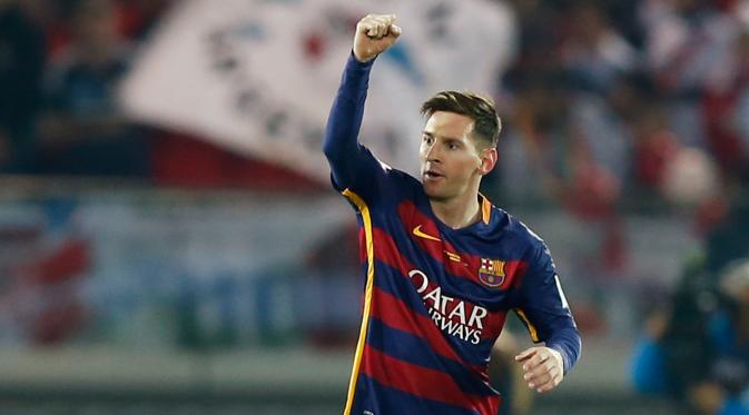 Messi mampu membuat keputusan dengan cepat dan terkadang mengecoh rekan setimnya. (Reuters/Sergio Perez)
