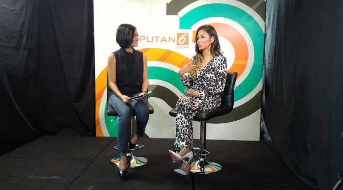 Shanty saat bertandang ke redaksi Liputan6.com, Senin (21/12/2015), di Jakarta. (Liputan6.com/Desika Pemita)