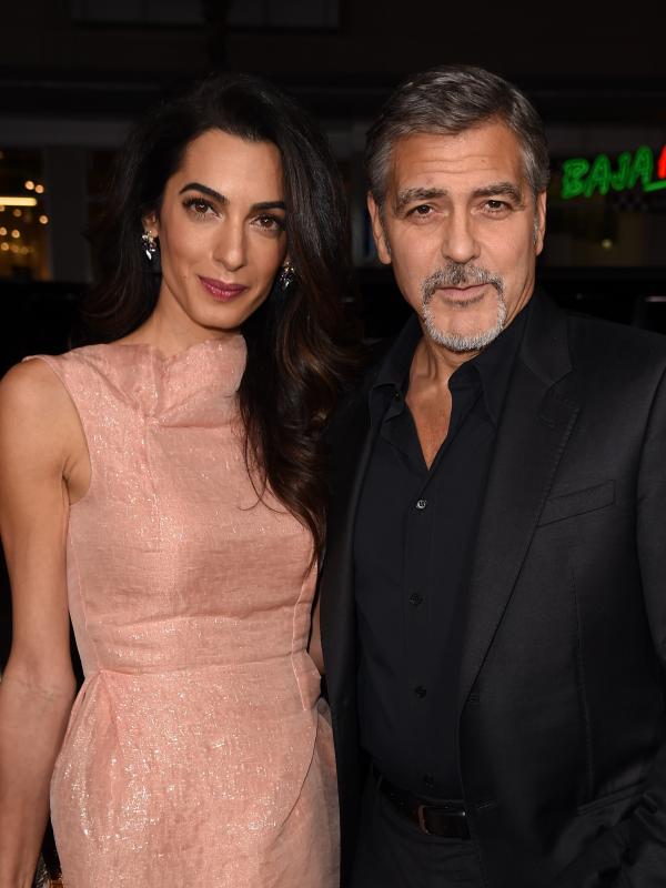 Amal dan George Clooney tengah menanti kelahiran anak kembar. (Foto: AFP)