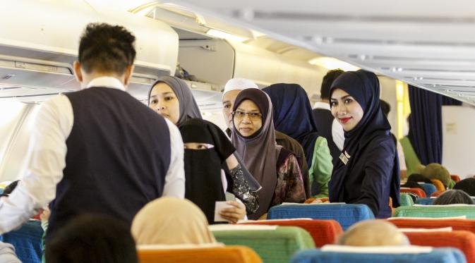 Pramugari Rayani Air diwajibkan berhijab (The Malaysian Insider/Seth Akmal)