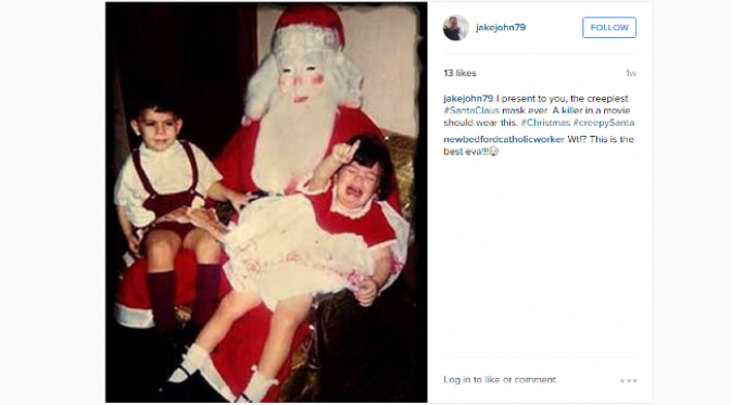 Sinterklas yang ditakuti anak-anak. (foto: Instagram/jakejohn79)