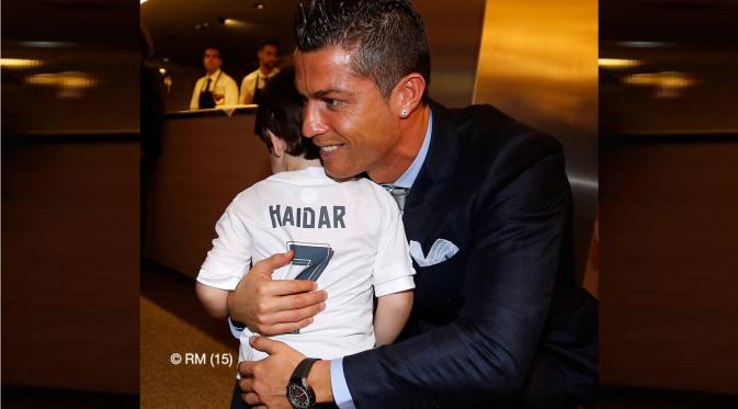 Cristiano Ronaldo dan Haidar