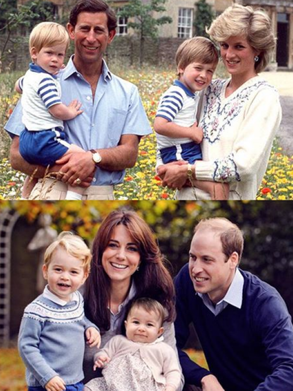 Kate Middleton terlihat bahagia dengan keluarga kecilnya