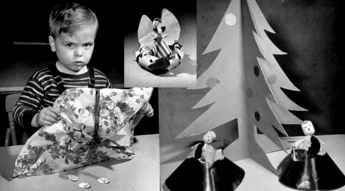 Anak-anak menjadi simbol ketulusan dan kesederhanaan saat Natal di era Perang Dunia. (Nina Leen/The LIFE Picture Collection/Time)