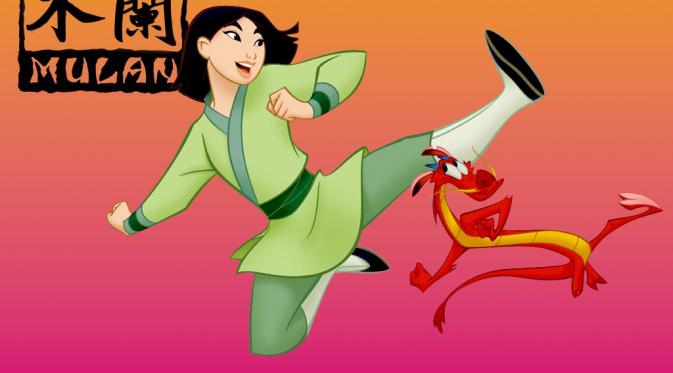 Karakter Mulan di Disney. Foto: via playbuzz.com