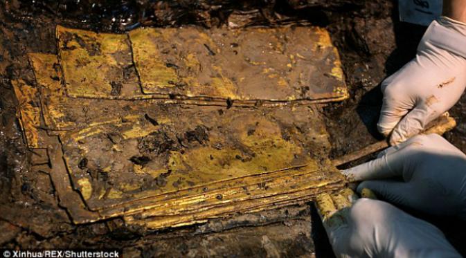 Temuan harta karun melimpah dalam kompleks makam Wangsa Han Barat. (Sumber Daily Mail)