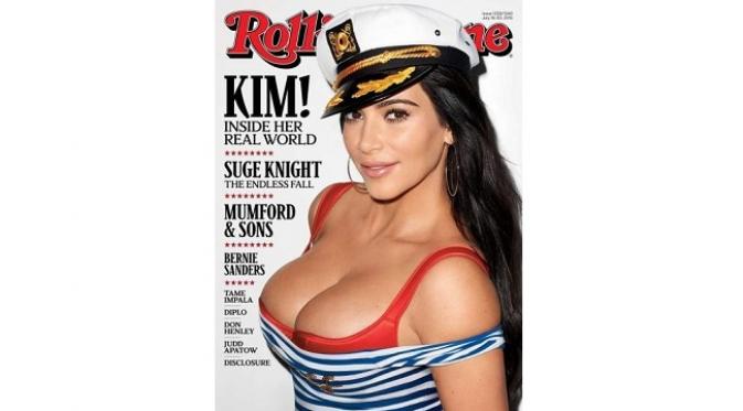 Kim Kardashian di sampul majalah Rolling Stone (sumber. Time.com)