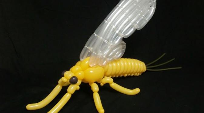 Rangkaian balon berbentuk serangga. (Foto: spoon-tamago.com)