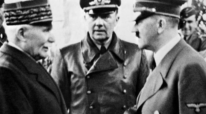 Terkuak, Pemerintah Prancis Terlibat Holocaust Nazi. Petain setuju bekerja sama dengan Hitler. (AFP)