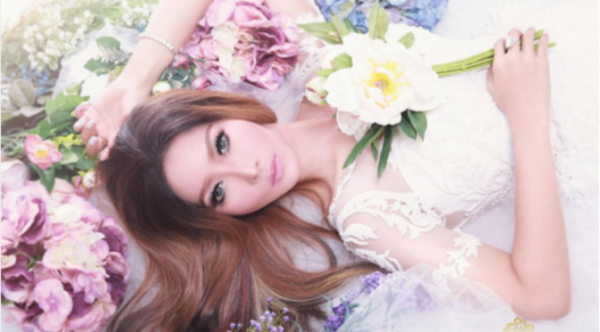 Inul Daratista dalam gaun pengantin. Sumber: Instagram/inul.d