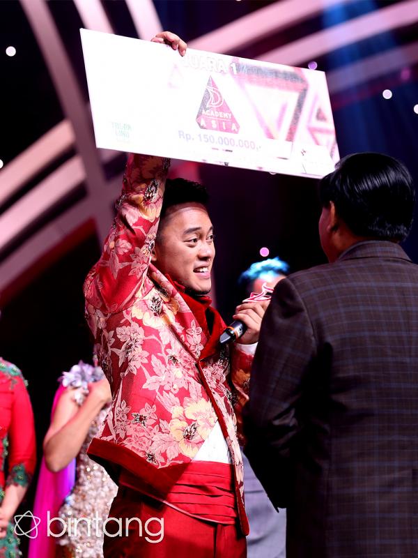 Momen kemenangan Danang di D'Academy Asia (Andy Masela/Bintang.com)