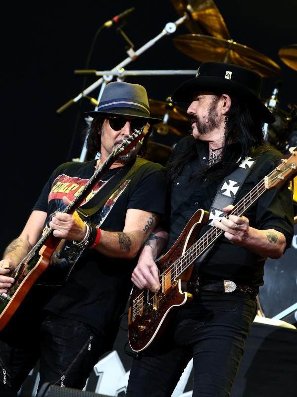 Phil Campbell dan Lemmy Kilmister 'Motorhead' (Bintang/EPA)