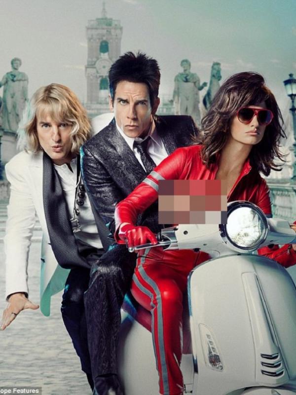 Teaser poster Zoolander 2 yang kontroversial. foto: daily mail