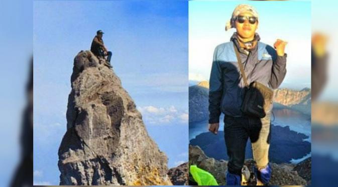 Eri Yunanto, terjatuh ke kawah Gunung Merapi sedalam 200 meter. (mandatory.com)