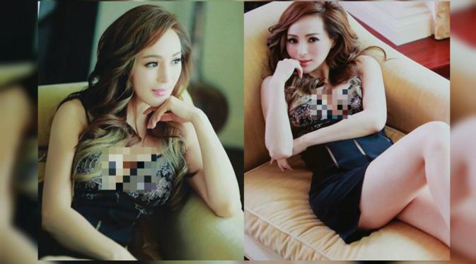 Para pria dibuat ternganga ketika Candy Law menerbitkan sejumlah foto yang memperlihatkan sisi sensualnya. (Shanghaiist)