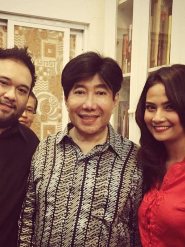 Vanessa Angel, Guruh Soekarnoputra, dan Didi Mahardika (Instagram/@vanessaangelofficial)