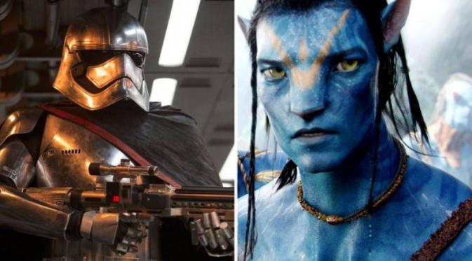 Star Wars: The Force Awakens dan Avatar. foto: The Hollywood Reporter