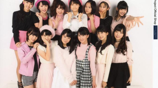 Idol group Morning Musume dari Hello Project.