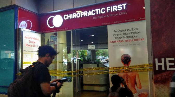 Klinik Chiropractic di Pondok Indah Mall, Jakarta Selatan, disegel. (Muslim AR/Liputan6.com)