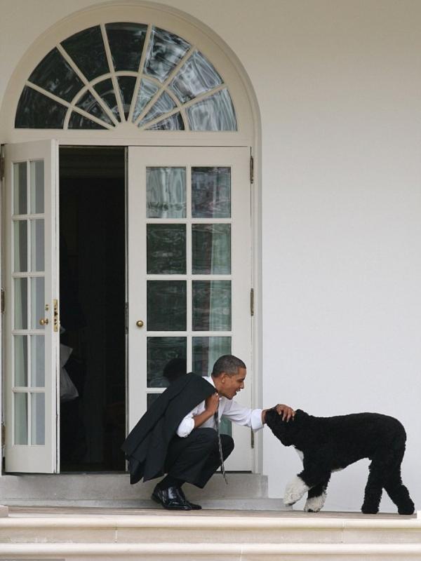 Boo dan Barack Obama. | via: Getty Images