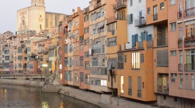 Lokasi di mana keluarga sewa apartemen di Spanyol. (News.com.au)