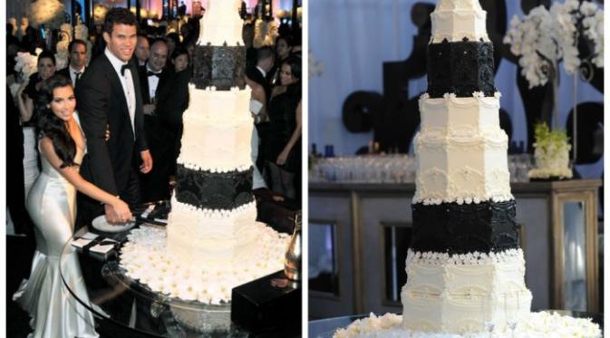 Kue Pernikahan Kim Kardashian dan Kris Humpries