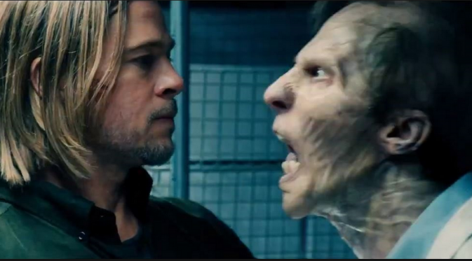 Brad Pitt dalam film World War Z. Foto: geek-prime.com