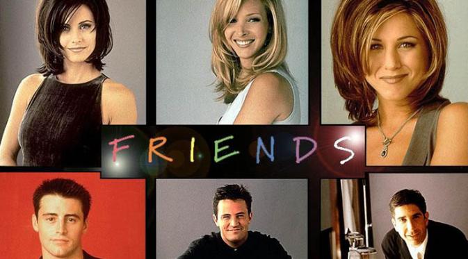 Bintang Serial Friends: Courteney Cox, Lisa Kudrow, Jennifer Aniston, Matt LeBlanc, Matthew Perry, dan David Schwimmer. Foto: richestlifestyle.com