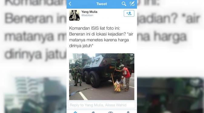 Jakarta Mencekam, Pedagang Laris Manis (Facebook)