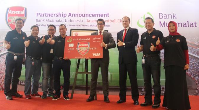 Bank Muamalat kerjasama dengan Arsenal (Windi Wicaksono/Liputan6.com)